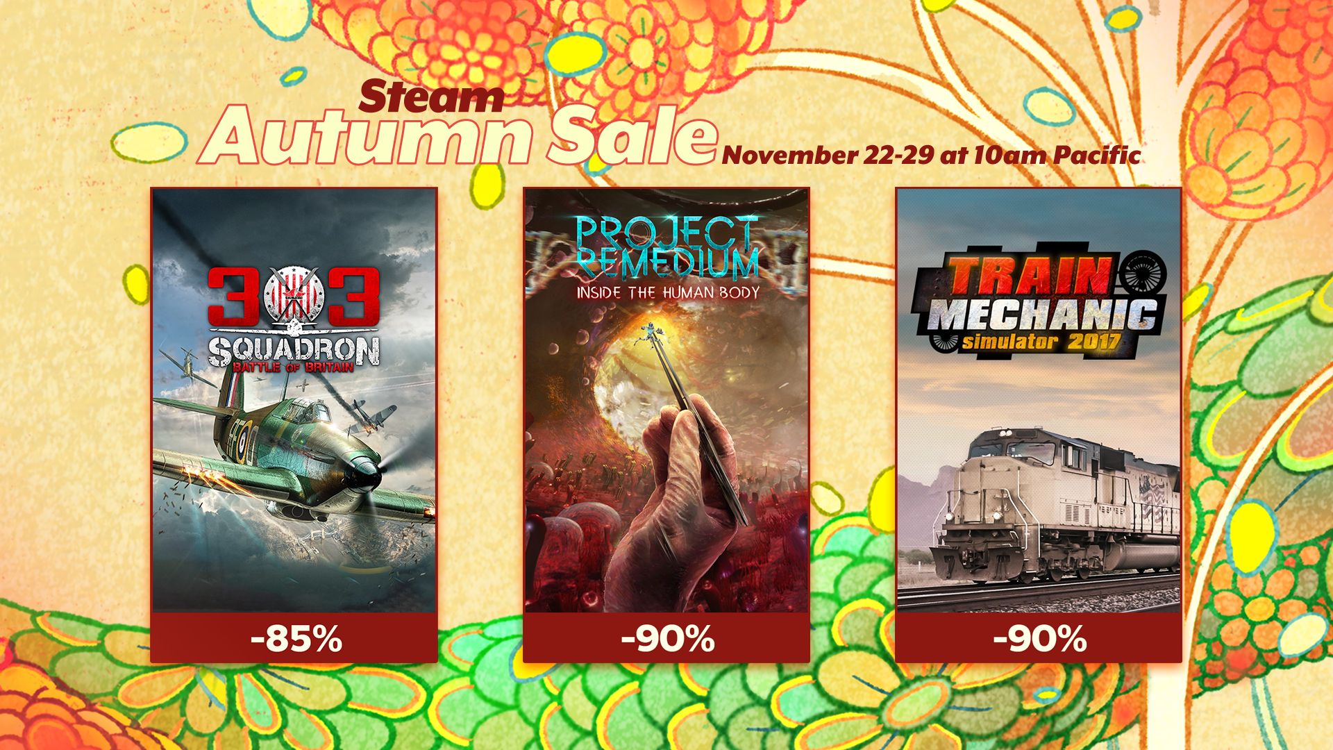 Read more about the article Steam Autumn Sale 2022 is here!