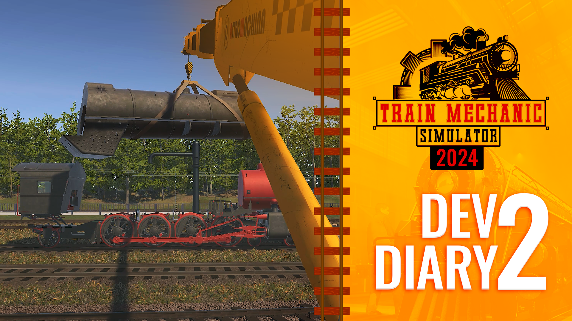 Read more about the article Train Mechanic Simulator 2024 Developer Update #2 – New toys